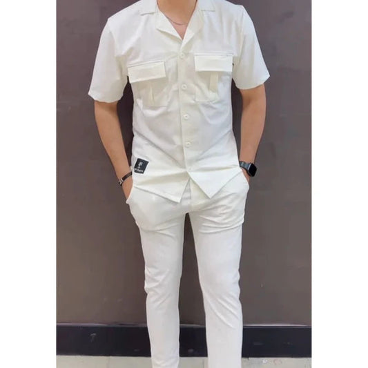 Choice Wear 2-Piece Collar Style Tracksuit for Men | Stylish Winter Co-Ord