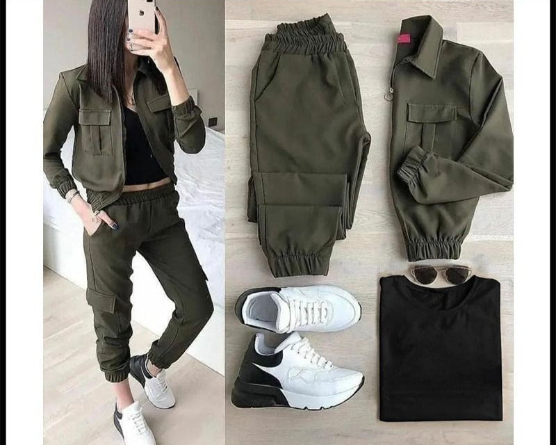 Choice Wear 3-Piece Winter Tracksuit for Women Pocket Style, Stylish & Warm