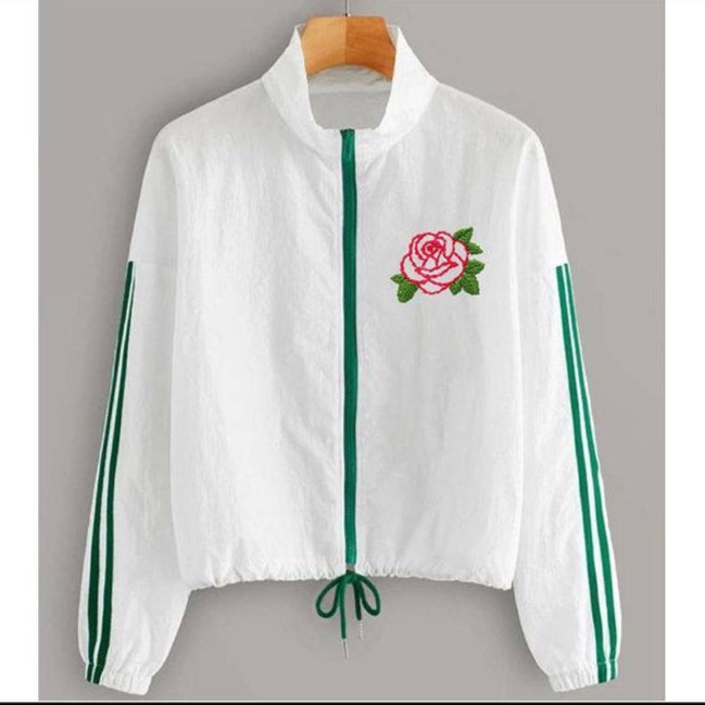 Choice Wear Embroidered Winter Jacket for Women Adjustable Dori Sleeves Soft Fleece