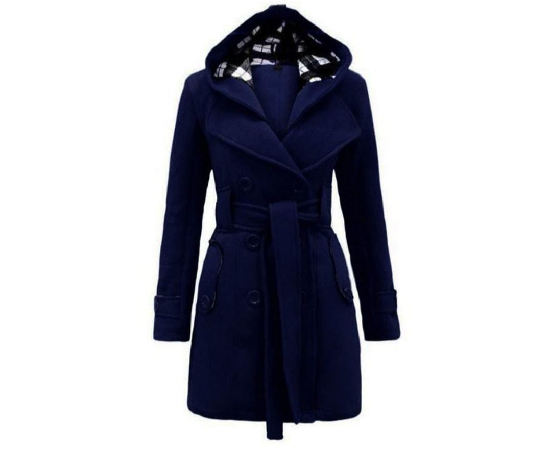 Choice Wear Women's Winter Hooded Trench Coat with High Quality