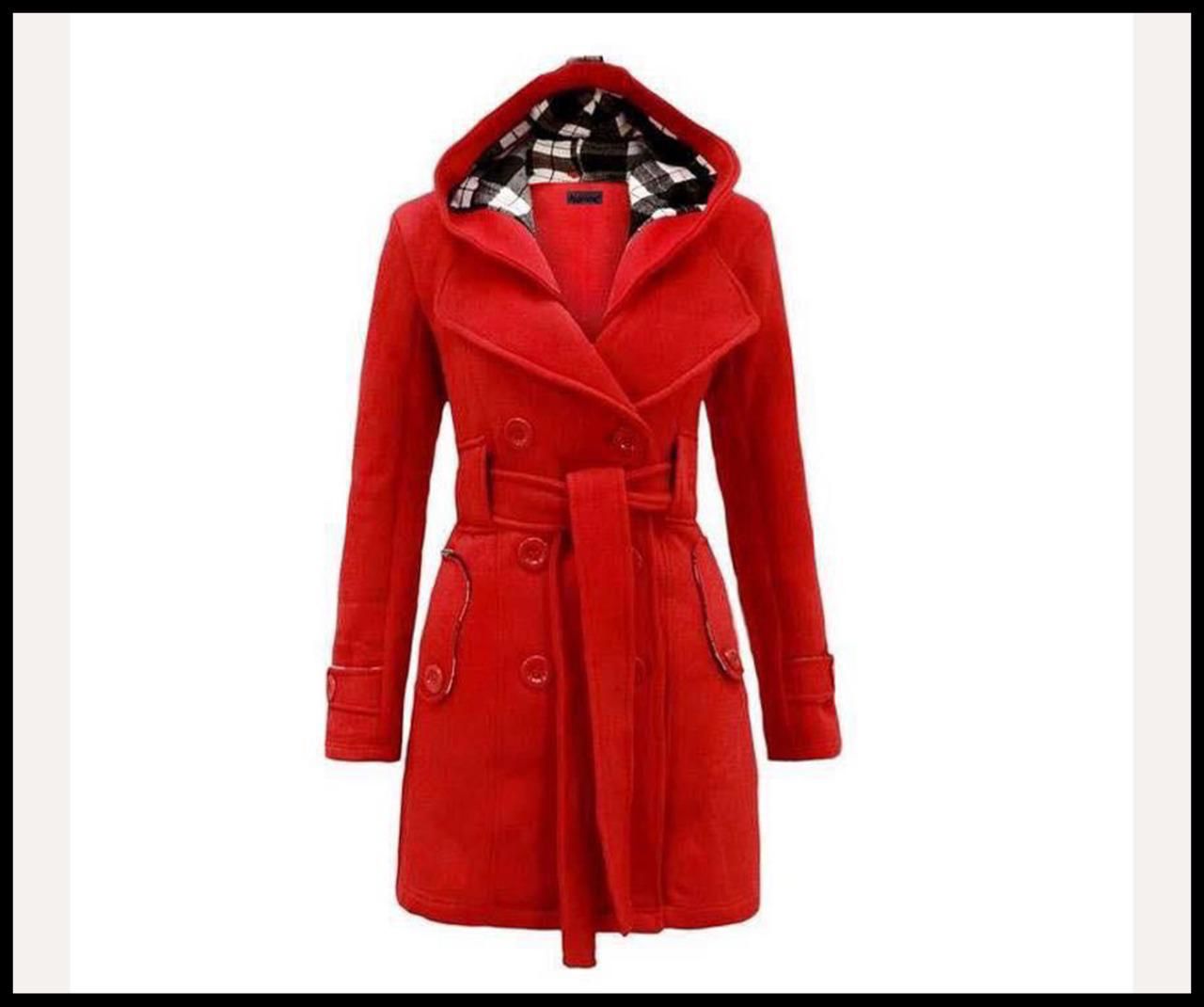 Choice Wear Women's Winter Hooded Trench Coat with High Quality