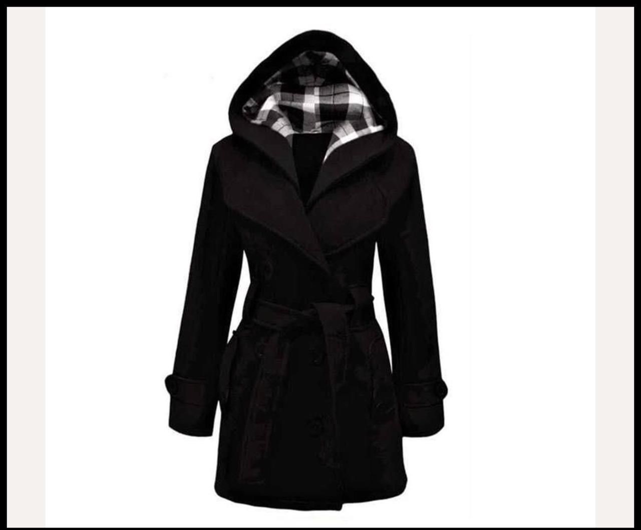 Choice Wear Women's Winter Hooded Trench Coat with High Quality