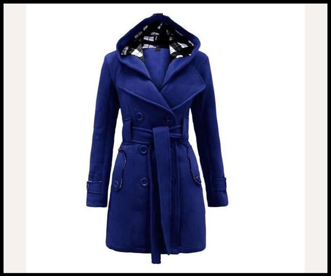 Choice Wear Women's Winter Hooded Trench Coat with High Quality
