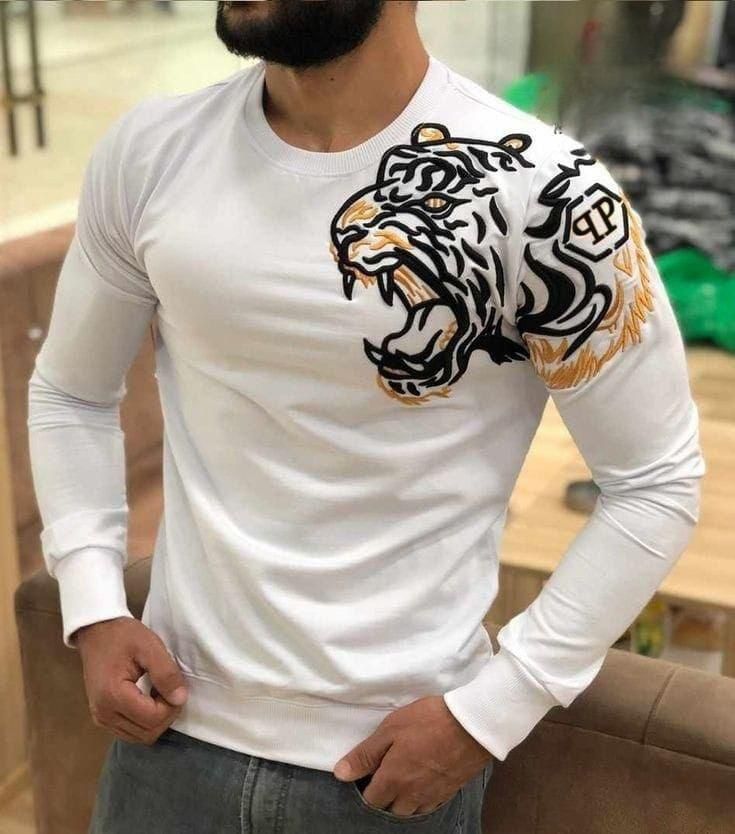 Choice Wear Men’s Fleece Sweatshirt Casual Winter Wear Stylish & Warm
