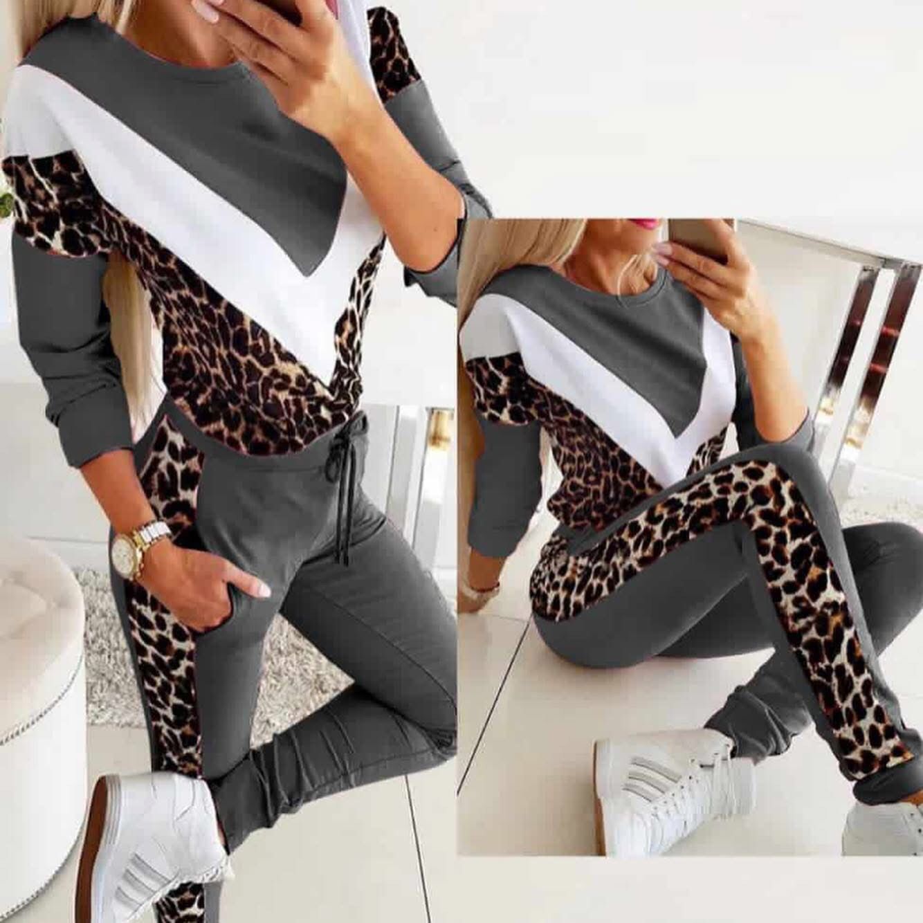 Choice Wear Panel Tracksuit for Women Double Fleece Winter Outfit