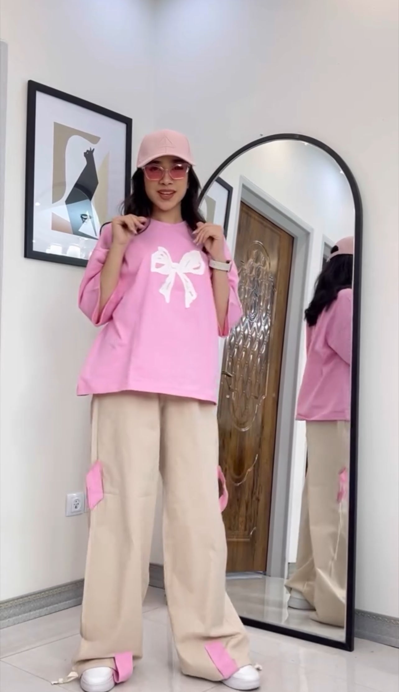 Choice Wear Printed Drop-Shoulder Tee & Trouser Co-Ord Set β Trendy & Comfy Fit