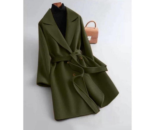 Choice Wear Women's Winter Fleece Coat Warm & Stylish Premium Long Coat for Cold Weather