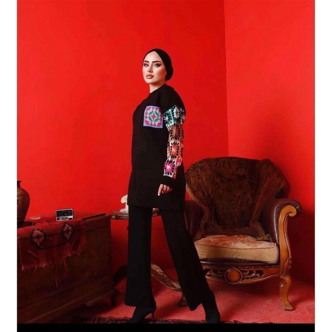 Choice Wear 2-Piece Printed Winter Outfit for Women Colour Sleeve & Pocket Style