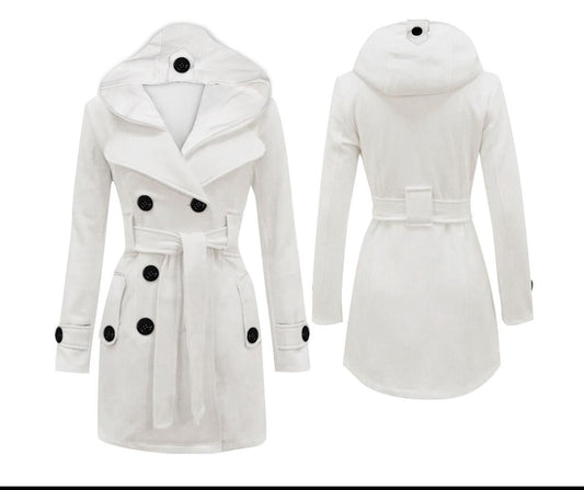 Choice Wear Women's Winter Hooded Trench Coat with High Quality