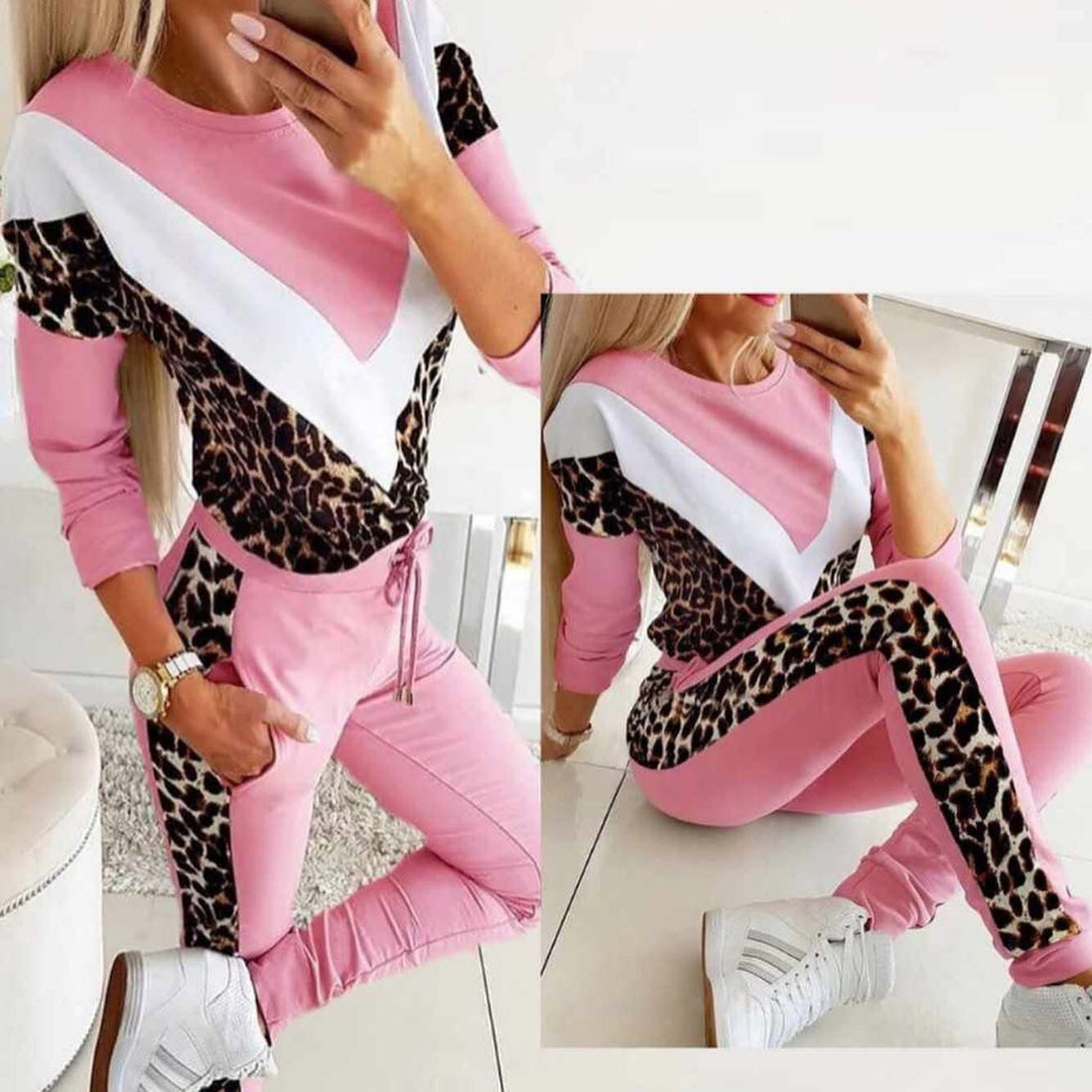 Choice Wear Panel Tracksuit for Women Double Fleece Winter Outfit