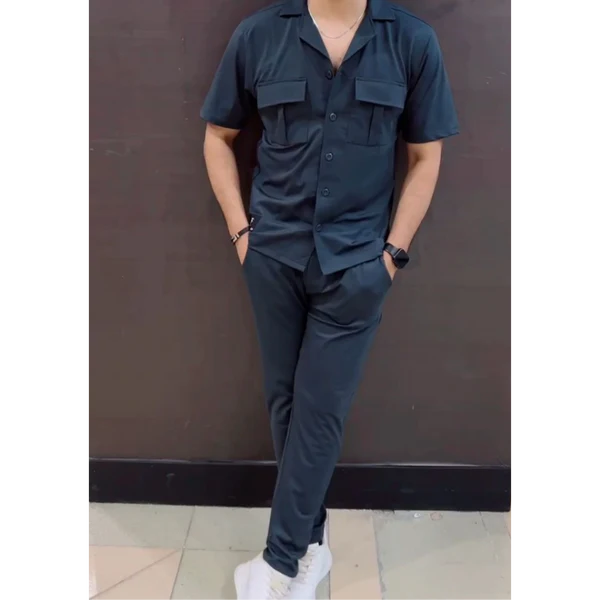 Choice Wear 2-Piece Collar Style Tracksuit for Men | Stylish Winter Co-Ord