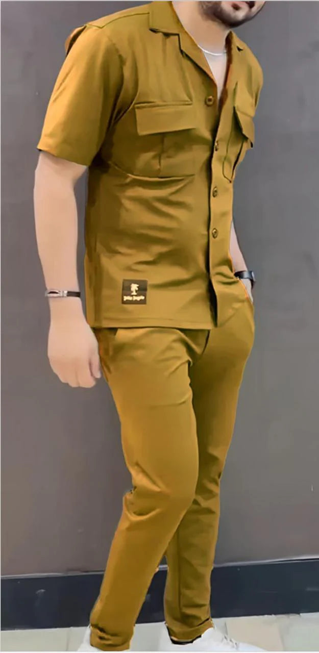 Choice Wear 2-Piece Collar Style Tracksuit for Men | Stylish Winter Co-Ord