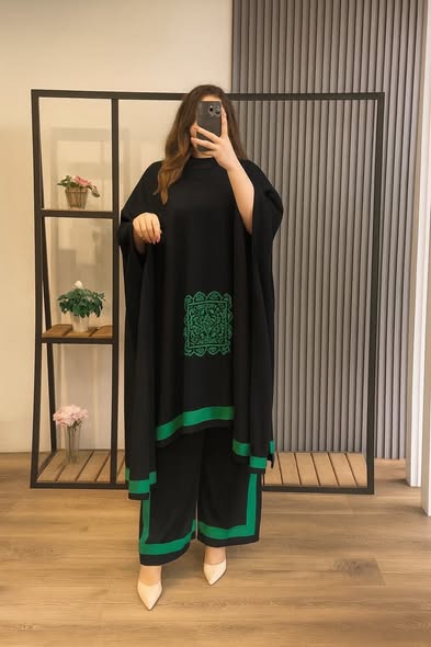 CW-5201 ChoiceWear Luxe Embroidered Winter Kaftan Set