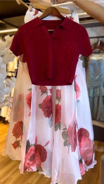 ChoiceWear Rose Elegance 3-Piece Maxi Set