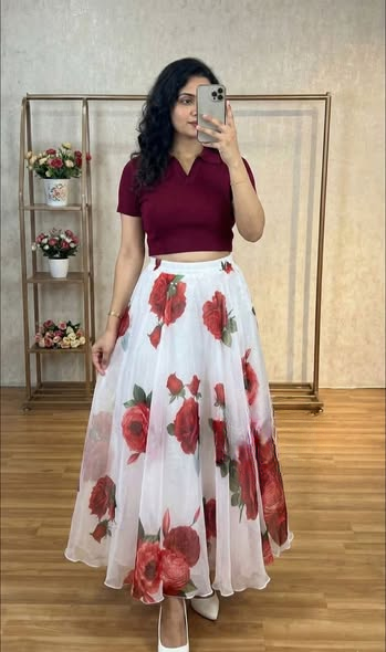 ChoiceWear Rose Elegance 3-Piece Maxi Set