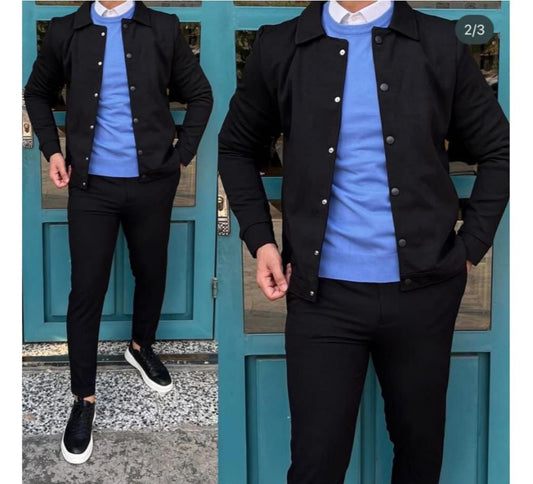 Choice Wear LI 010 Men's Winter Jacket Heavy Fleece Free Size M–XL Stylish & Warm