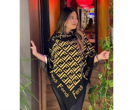 Choice Wear Branded Winter Turtleneck Cloak Poncho Long Fleece Shawl Style Elegant & Warm Limited Colors