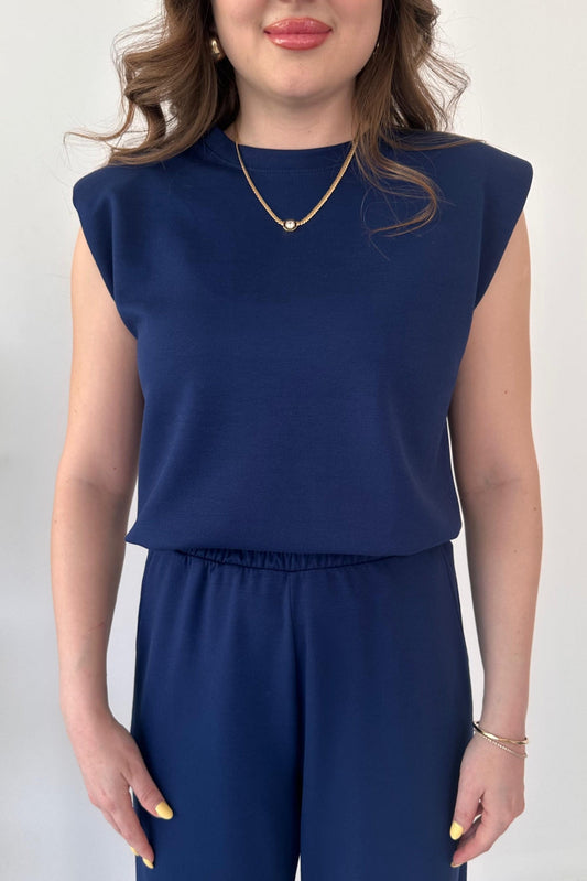 Choice Wear Women’s Sleeveless Top & Straight Trouser Set