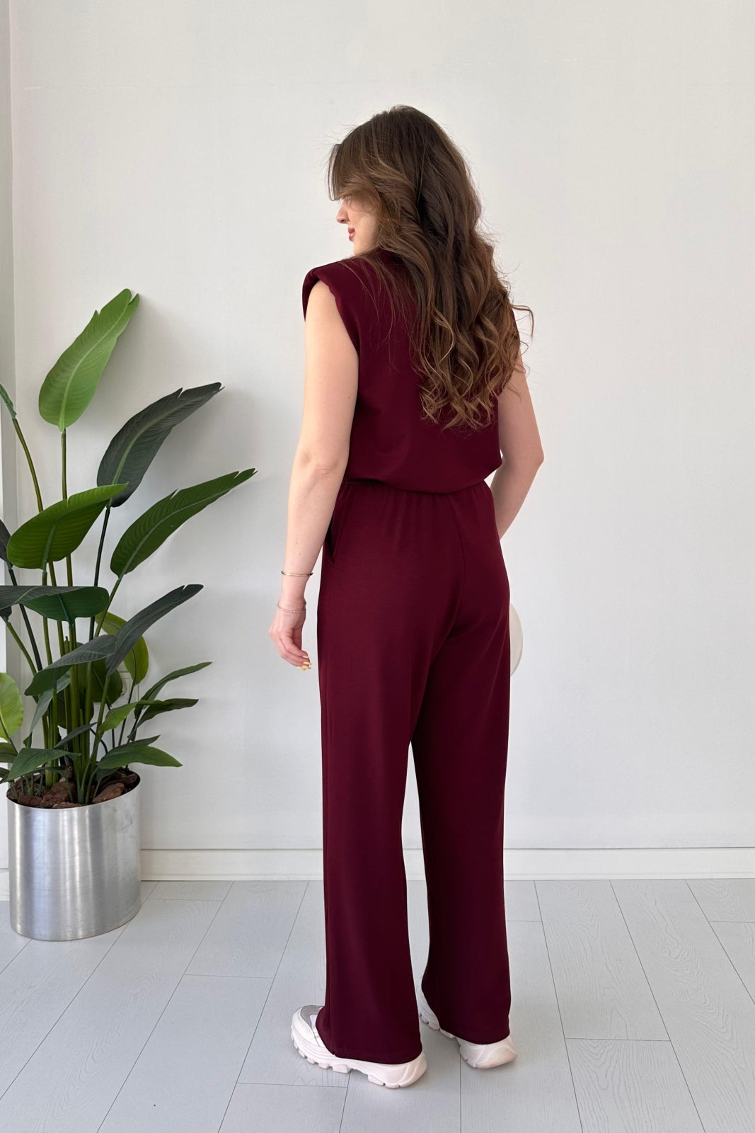 Choice Wear Women’s Sleeveless Top & Straight Trouser Set