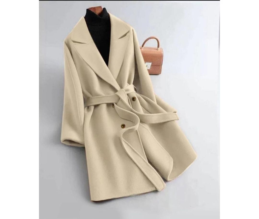 Choice Wear Women's Winter Fleece Coat Warm & Stylish Premium Long Coat for Cold Weather