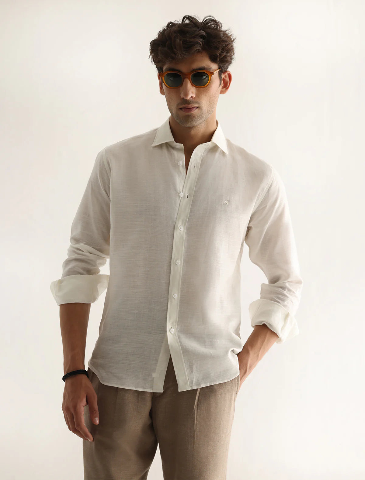 Choice Wear Men's Lrish Linen Cotton Elegance Shirt